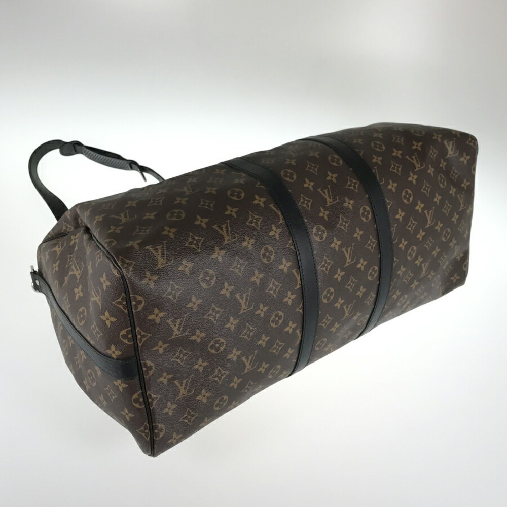 Louis Vuitton Bag Keepall Brown mi Bandouliere Macassar Monogram Boston - Picture 3 of 8
